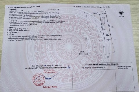 Bán đất mặt tiền đường nhựa có sẵn thổ...