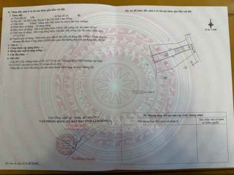 Đất đẹp Mê Linh gần đường nhựa liên xã...