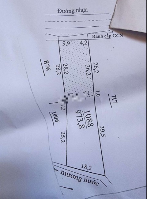 Bán 2 nền mặt tiền, 1 nền: 6m×25m, 1...