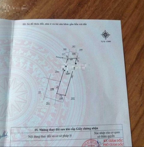 Bán đất vườn mặt tiền đường bê tông...