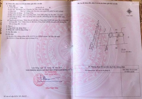 cần bán đất mặt tiền DH 721, trung tâm...