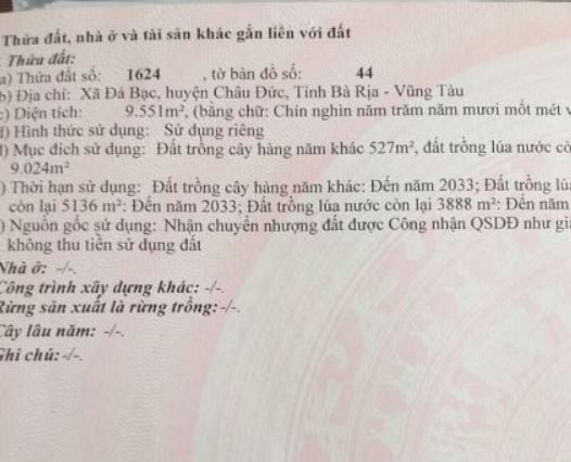 can ban gan 1 mau dat lam vuon ngay nga nam da bac gia 600tr sao